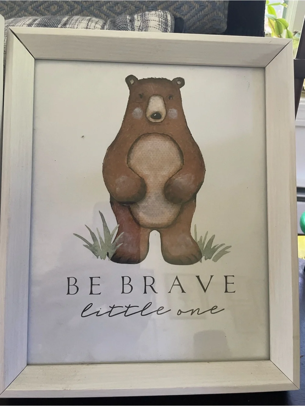 Be Clever / Be Kind Woodland Framed Prints in White